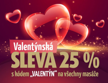 Valentýnská akce na masáže